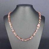 10mm 925 Sterling Silver Moissanite Diamond  Infinity Chain